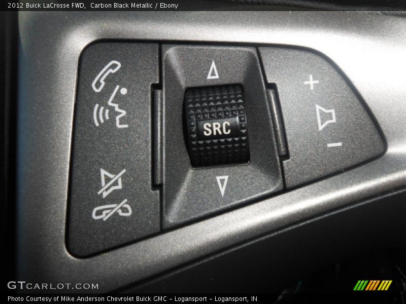 Carbon Black Metallic / Ebony 2012 Buick LaCrosse FWD