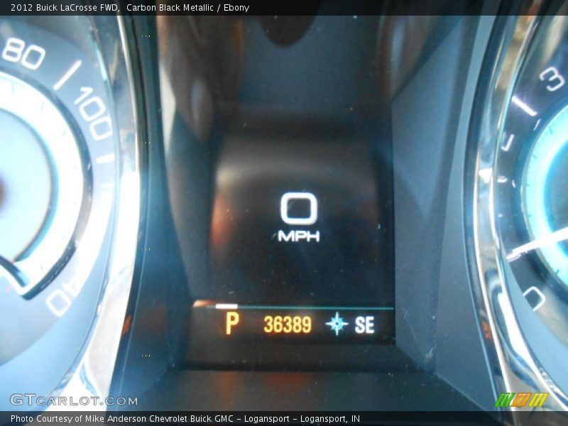 Carbon Black Metallic / Ebony 2012 Buick LaCrosse FWD