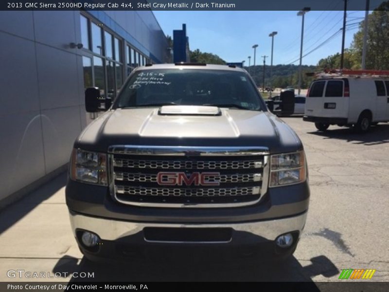 Steel Gray Metallic / Dark Titanium 2013 GMC Sierra 2500HD Regular Cab 4x4