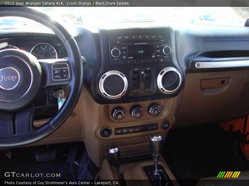 Crush Orange / Black/Dark Saddle 2012 Jeep Wrangler Sahara 4x4