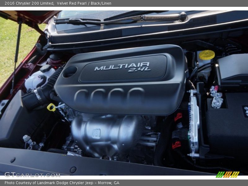 Velvet Red Pearl / Black/Linen 2016 Chrysler 200 Limited