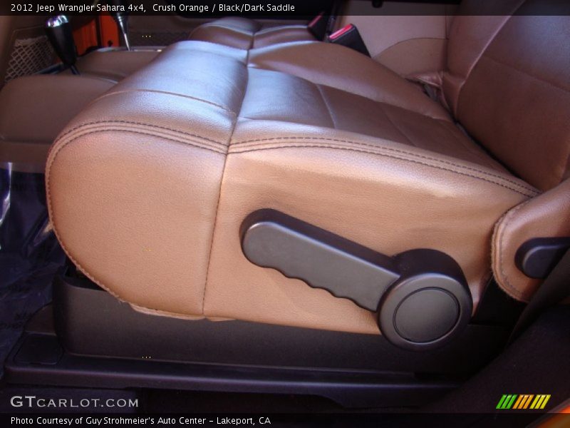 Crush Orange / Black/Dark Saddle 2012 Jeep Wrangler Sahara 4x4