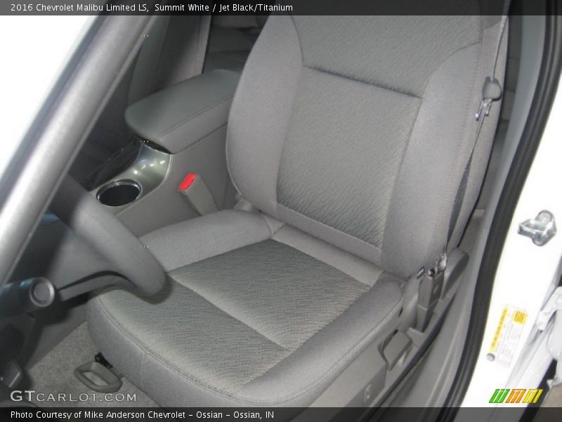 Summit White / Jet Black/Titanium 2016 Chevrolet Malibu Limited LS