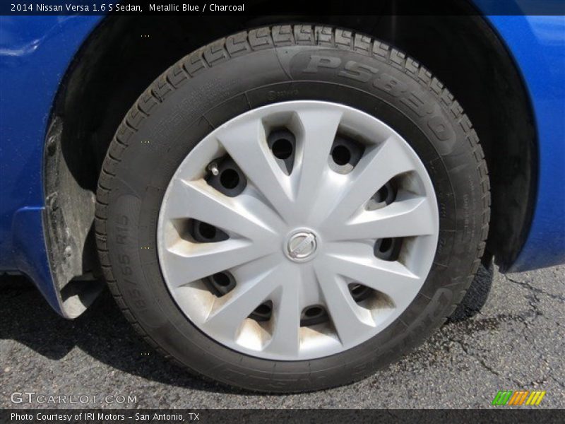 Metallic Blue / Charcoal 2014 Nissan Versa 1.6 S Sedan