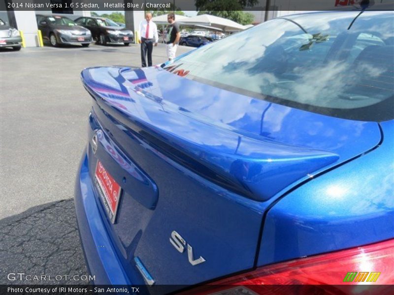 Metallic Blue / Charcoal 2014 Nissan Versa 1.6 S Sedan