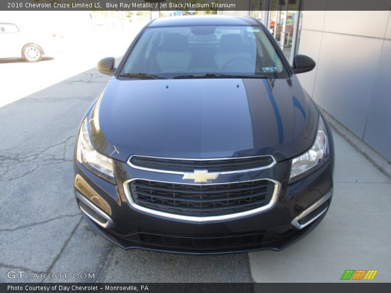 Blue Ray Metallic / Jet Black/Medium Titanium 2016 Chevrolet Cruze Limited LS