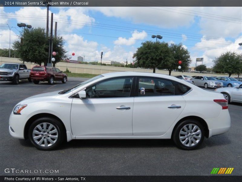  2014 Sentra SL Aspen White