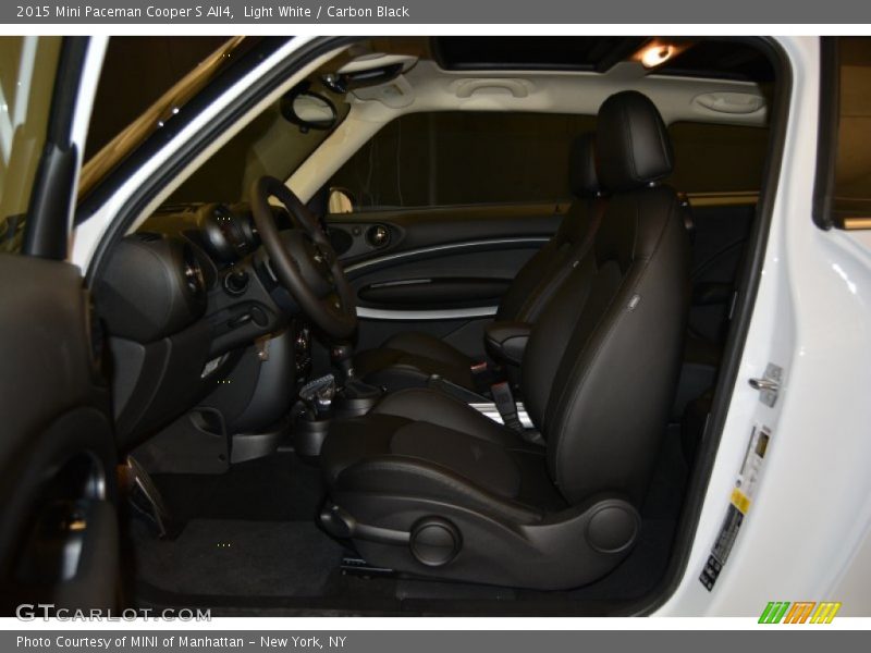 Light White / Carbon Black 2015 Mini Paceman Cooper S All4