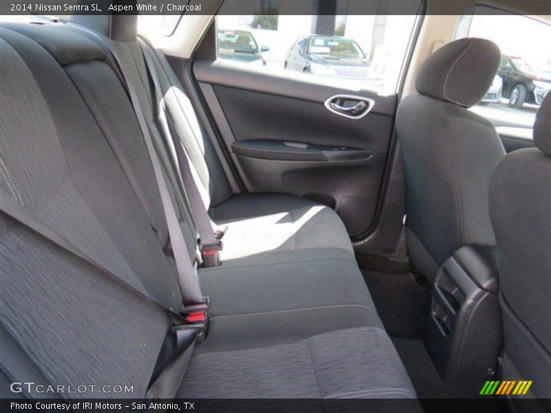 Aspen White / Charcoal 2014 Nissan Sentra SL