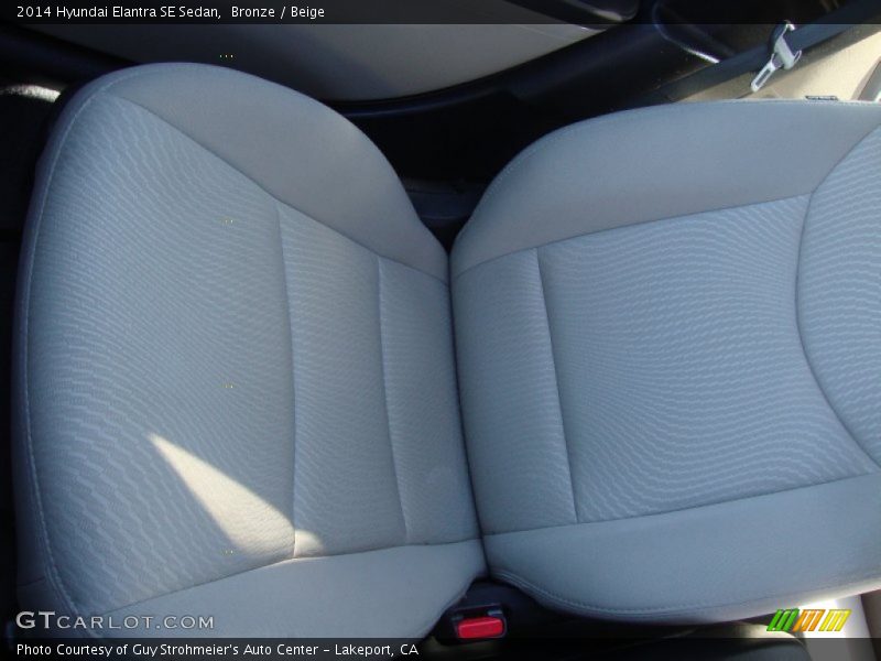 Bronze / Beige 2014 Hyundai Elantra SE Sedan