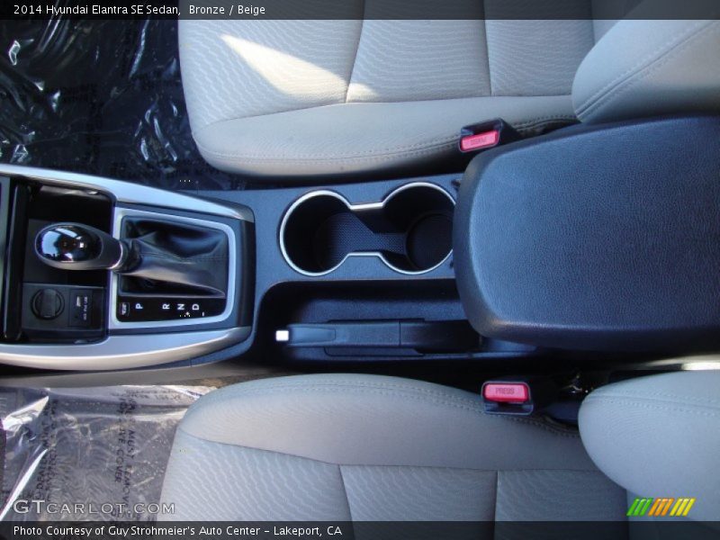 Bronze / Beige 2014 Hyundai Elantra SE Sedan