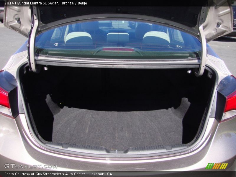Bronze / Beige 2014 Hyundai Elantra SE Sedan