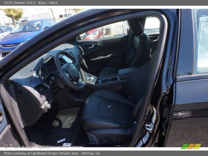 Black / Black 2016 Chrysler 200 S