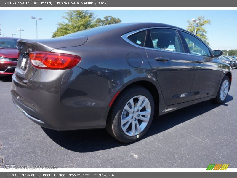 Granite Crystal Metallic / Black 2016 Chrysler 200 Limited