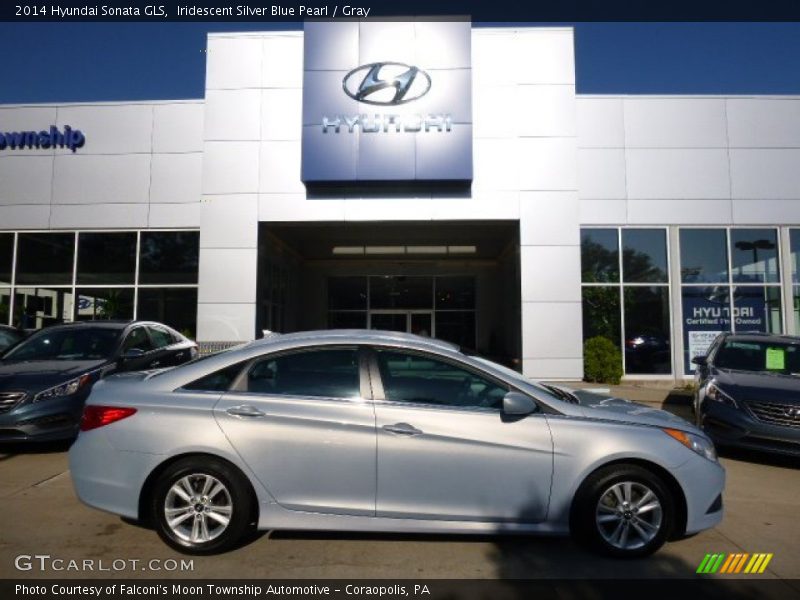 Iridescent Silver Blue Pearl / Gray 2014 Hyundai Sonata GLS