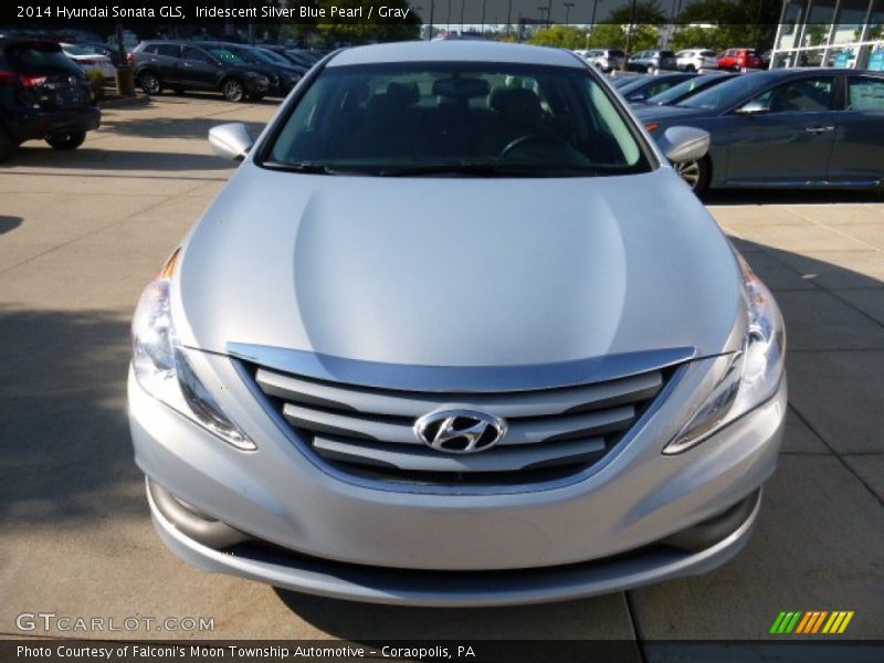 Iridescent Silver Blue Pearl / Gray 2014 Hyundai Sonata GLS