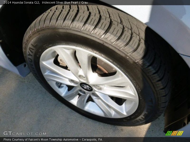 Iridescent Silver Blue Pearl / Gray 2014 Hyundai Sonata GLS