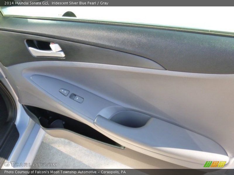 Iridescent Silver Blue Pearl / Gray 2014 Hyundai Sonata GLS