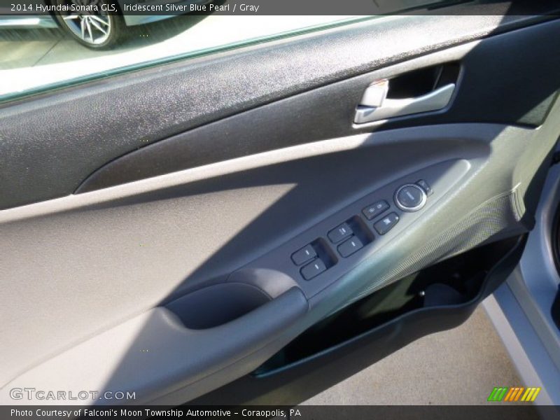 Iridescent Silver Blue Pearl / Gray 2014 Hyundai Sonata GLS