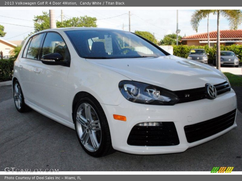 Candy White / Titan Black 2013 Volkswagen Golf R 4 Door 4Motion