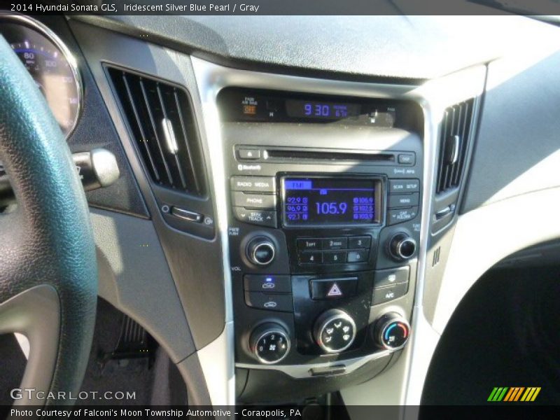 Iridescent Silver Blue Pearl / Gray 2014 Hyundai Sonata GLS