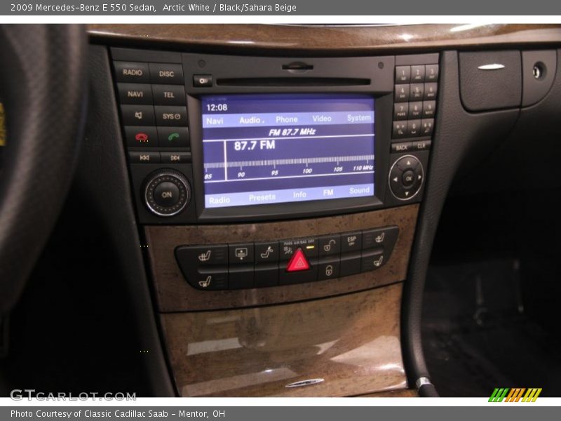 Audio System of 2009 E 550 Sedan