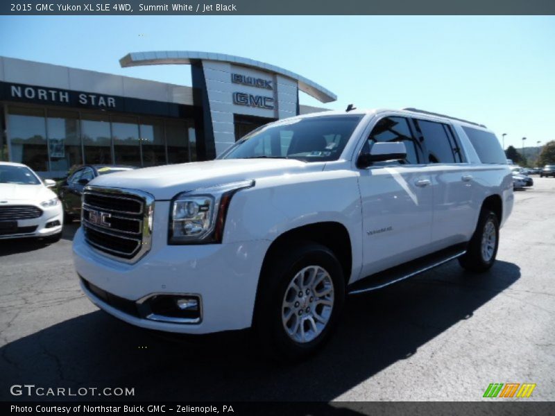 Summit White / Jet Black 2015 GMC Yukon XL SLE 4WD