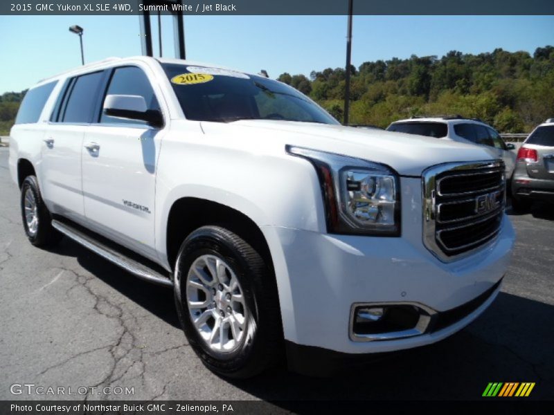 Summit White / Jet Black 2015 GMC Yukon XL SLE 4WD
