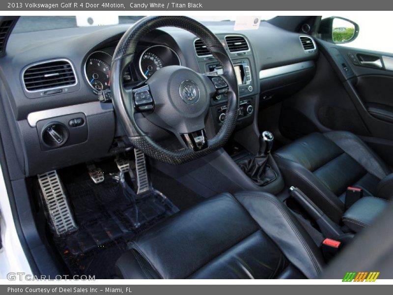 Candy White / Titan Black 2013 Volkswagen Golf R 4 Door 4Motion