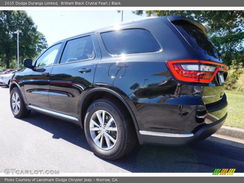 Brilliant Black Crystal Pearl / Black 2015 Dodge Durango Limited