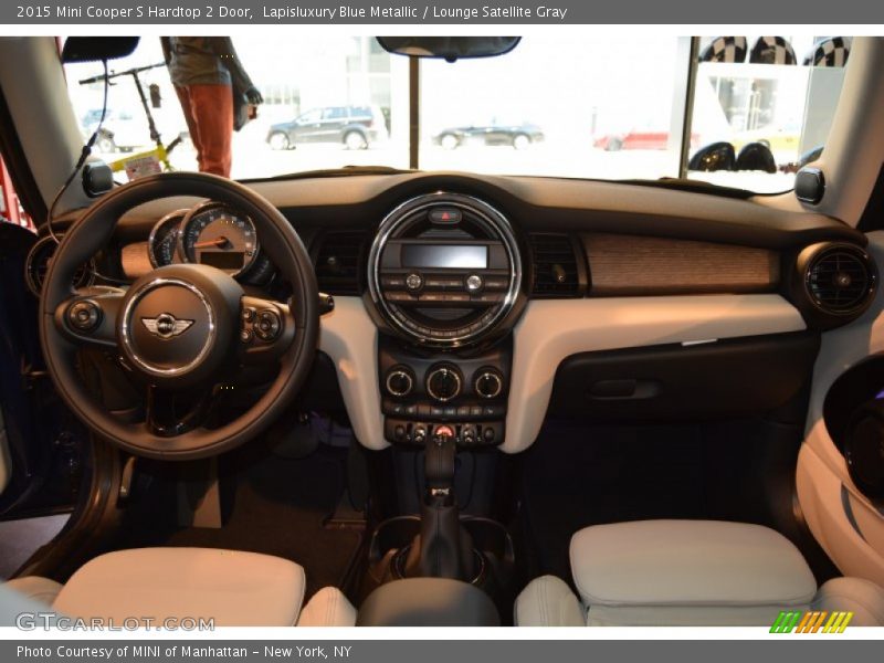 Lapisluxury Blue Metallic / Lounge Satellite Gray 2015 Mini Cooper S Hardtop 2 Door