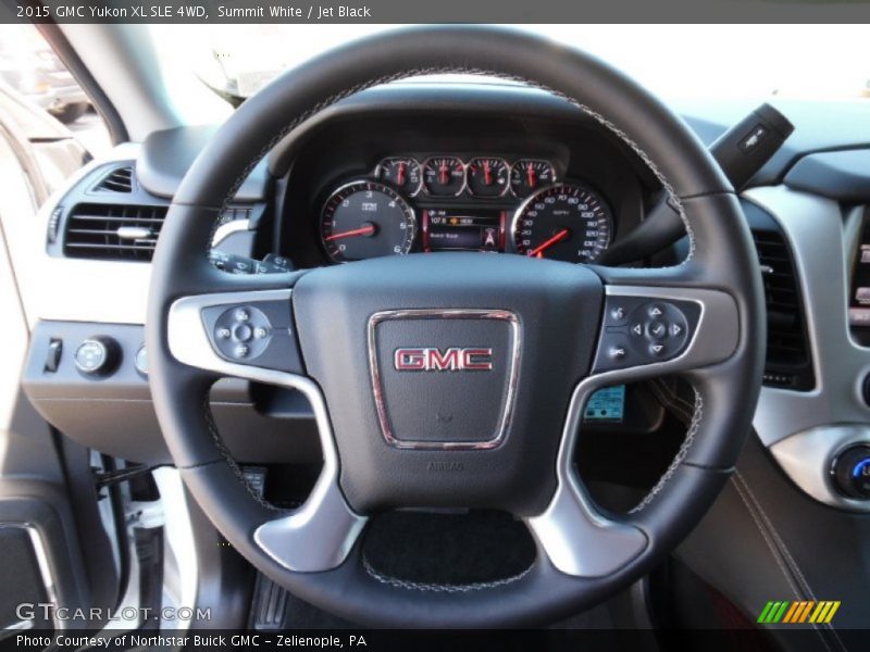 Summit White / Jet Black 2015 GMC Yukon XL SLE 4WD