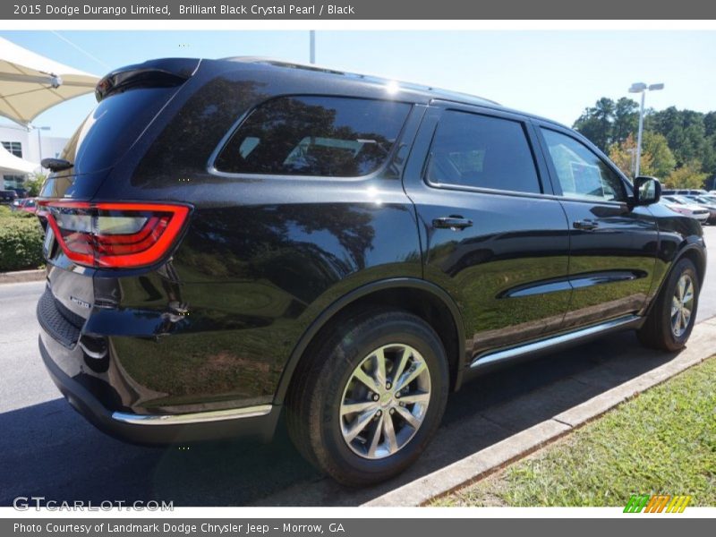Brilliant Black Crystal Pearl / Black 2015 Dodge Durango Limited