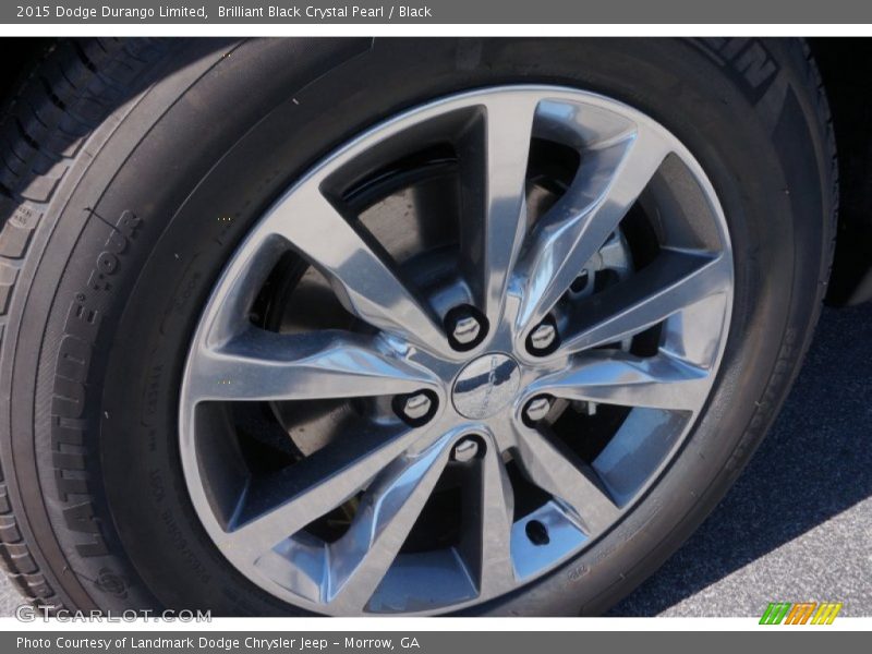 Brilliant Black Crystal Pearl / Black 2015 Dodge Durango Limited