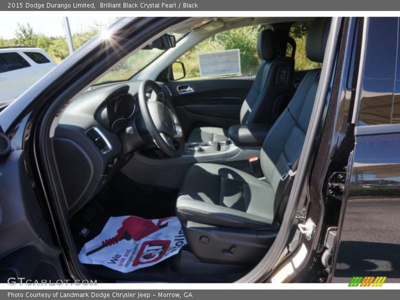 Brilliant Black Crystal Pearl / Black 2015 Dodge Durango Limited