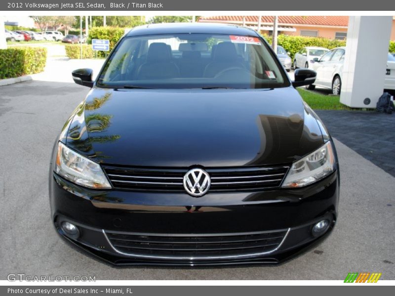 Black / Titan Black 2012 Volkswagen Jetta SEL Sedan