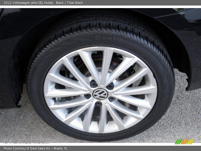 Black / Titan Black 2012 Volkswagen Jetta SEL Sedan
