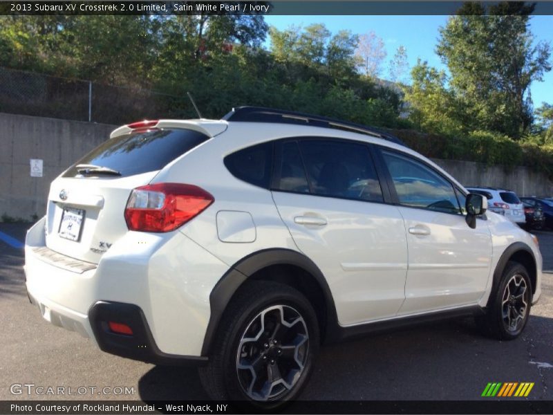Satin White Pearl / Ivory 2013 Subaru XV Crosstrek 2.0 Limited