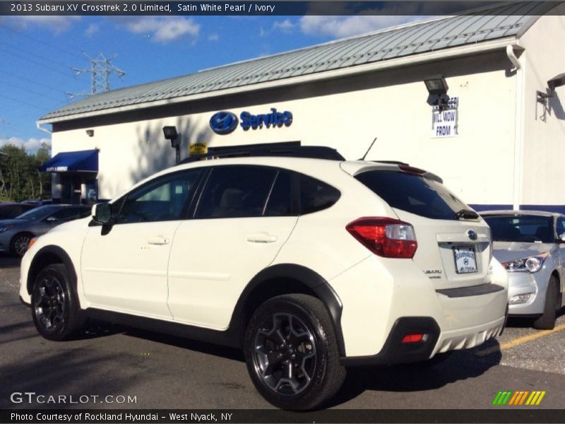 Satin White Pearl / Ivory 2013 Subaru XV Crosstrek 2.0 Limited