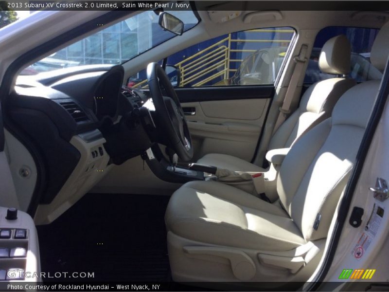 Satin White Pearl / Ivory 2013 Subaru XV Crosstrek 2.0 Limited