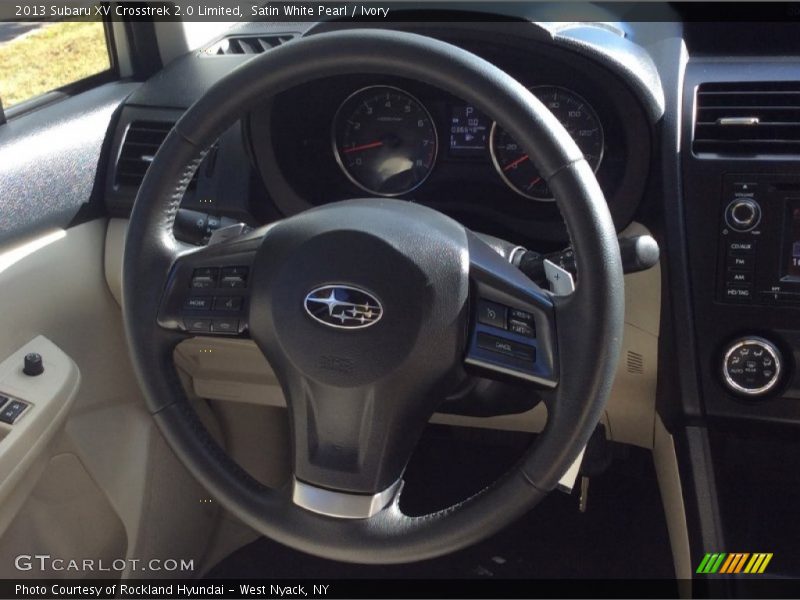 Satin White Pearl / Ivory 2013 Subaru XV Crosstrek 2.0 Limited