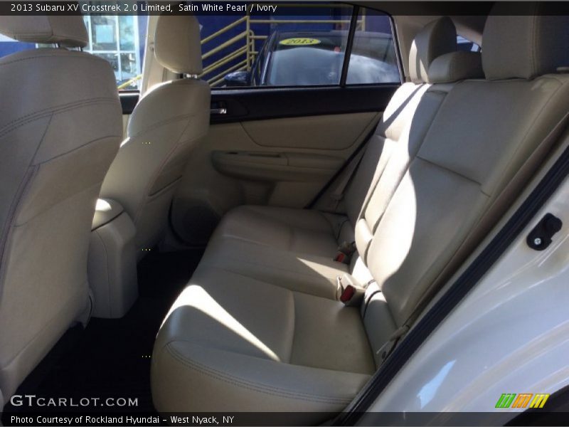 Satin White Pearl / Ivory 2013 Subaru XV Crosstrek 2.0 Limited