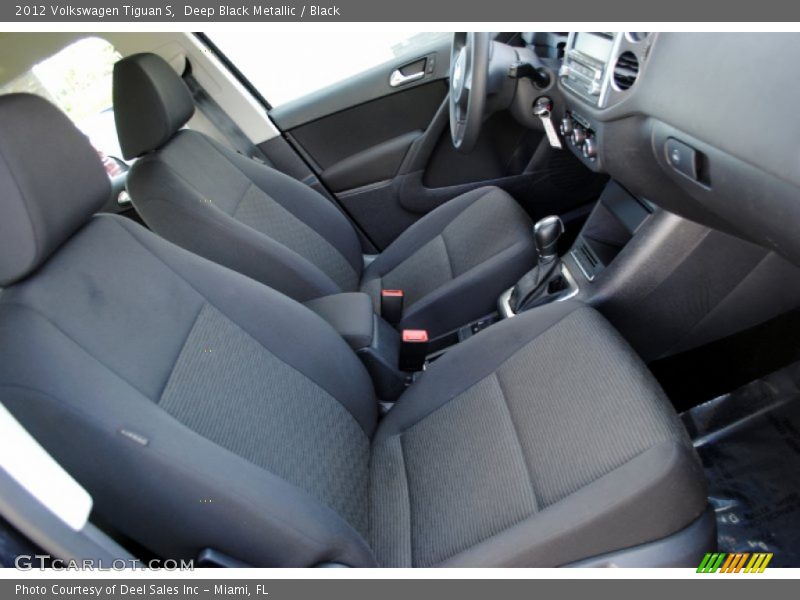 Deep Black Metallic / Black 2012 Volkswagen Tiguan S