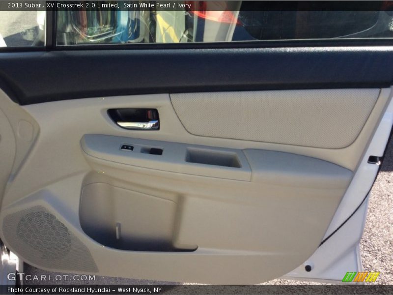 Satin White Pearl / Ivory 2013 Subaru XV Crosstrek 2.0 Limited