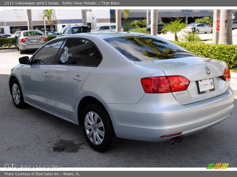 Reflex Silver Metallic / Titan Black 2013 Volkswagen Jetta S Sedan