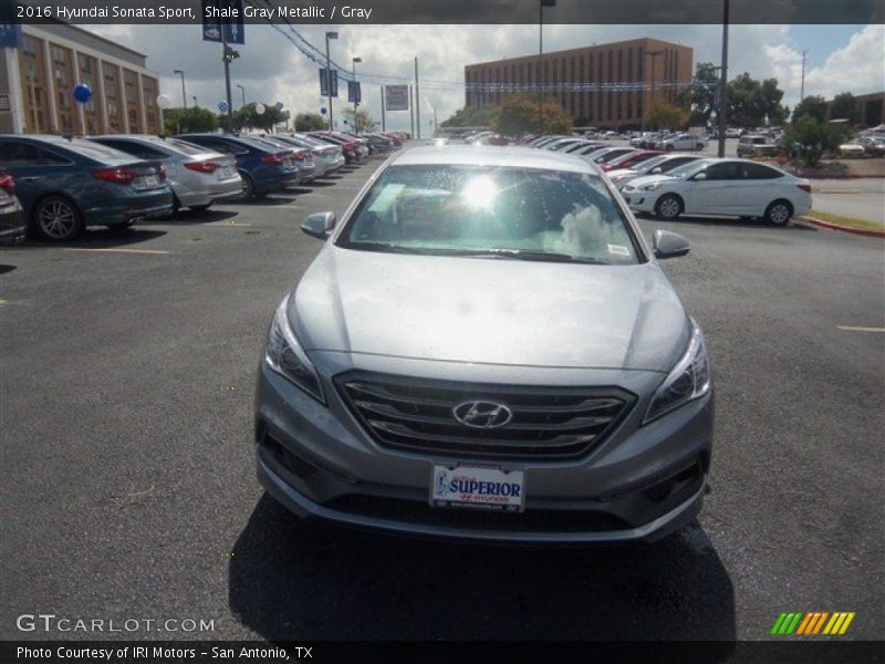 Shale Gray Metallic / Gray 2016 Hyundai Sonata Sport