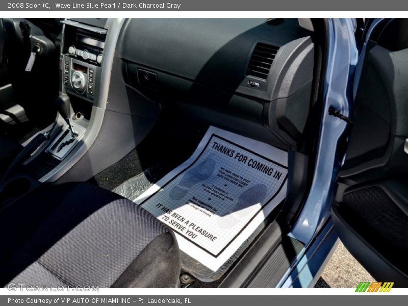 Wave Line Blue Pearl / Dark Charcoal Gray 2008 Scion tC