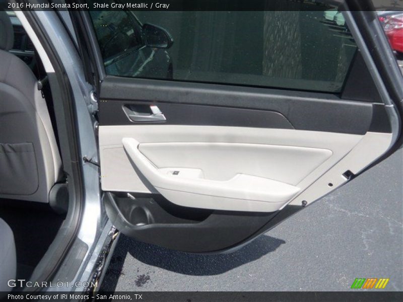 Shale Gray Metallic / Gray 2016 Hyundai Sonata Sport