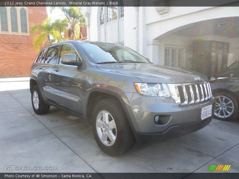 Mineral Gray Metallic / Black 2012 Jeep Grand Cherokee Laredo