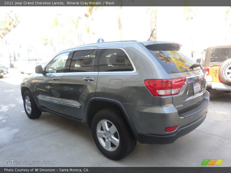 Mineral Gray Metallic / Black 2012 Jeep Grand Cherokee Laredo